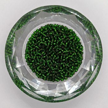 Preciosa kásagyöngy 10/0 - Silver Lined Green