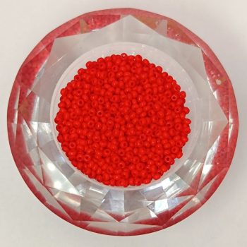 Preciosa kásagyöngy 10/0 - Opaque Red Coral