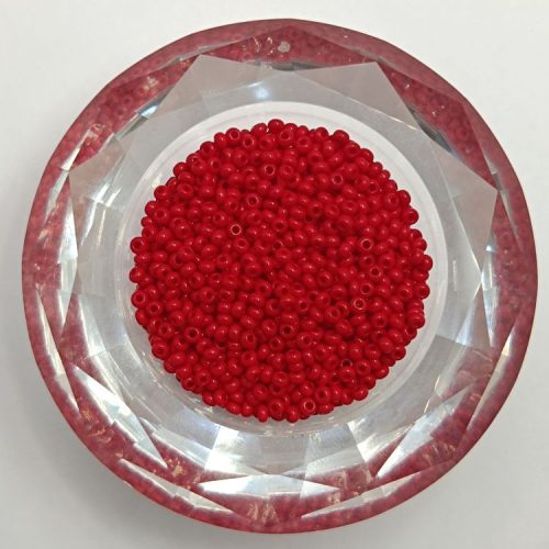 Preciosa kásagyöngy 10/0 - Opaque Dark Red Coral