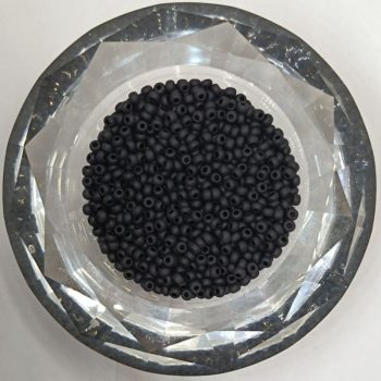 Preciosa kásagyöngy 10/0 - Matt Black
