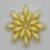 Superduo Cseh Préselt Gyöngy - Powdery - Pastel Yellow