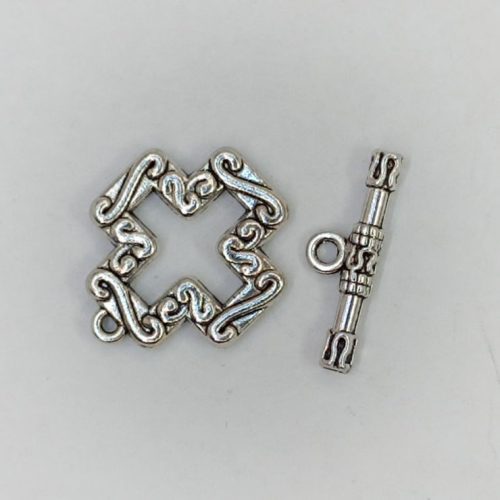 T-kapocs - kereszt - 19 x 19 mm