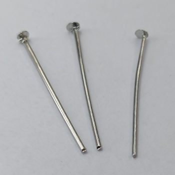 Talpas szerelőpálca - platina színű - 23 mm - 10 db