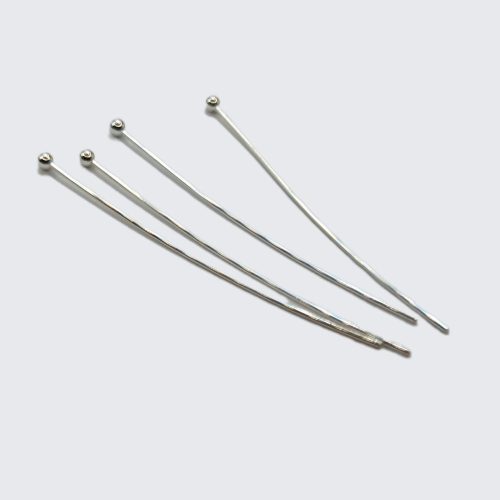 Gombos szerelőpálca - ezüst színű - 40 mm - 1 db
