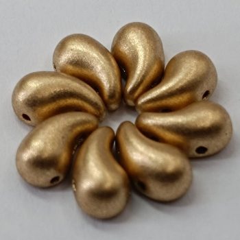 ZoliduoDuo - Bal - 5 x 8 mm - Aztec Gold - 2 lyukú
