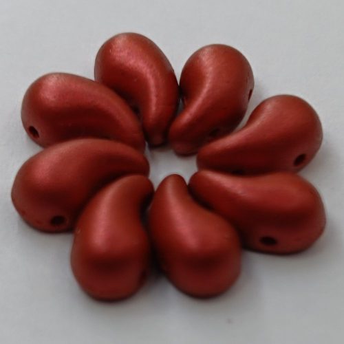 ZoliduoDuo - Bal - 5 x 8 mm - Lava Red - 2 lyukú
