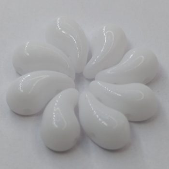 ZoliduoDuo - Bal - 5 x 8 mm - Chalk White - 2 lyukú