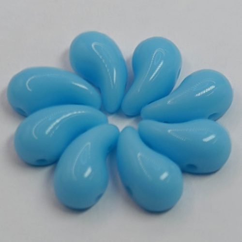 ZoliduoDuo - Bal - 5 x 8 mm - Turquoise - 2 lyukú