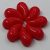 ZoliduoDuo - Bal - 5 x 8 mm - Opaque Red - 2 lyukú