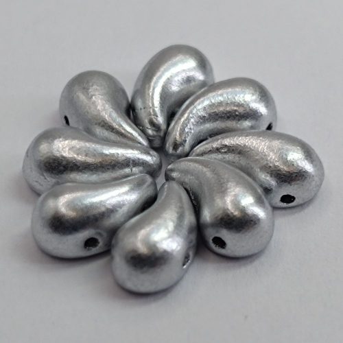 ZoliduoDuo - Jobb- 5 x 8 mm - Aluminium Silver - 2 lyukú