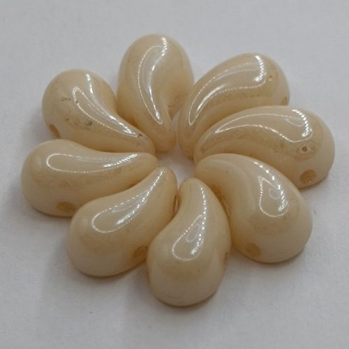 ZoliduoDuo - Jobb - 5 x 8 mm - Alabaster Champagne Luster - 2 lyukú