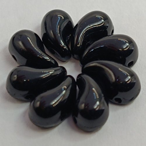 ZoliduoDuo - Jobb - 5 x 8 mm - Jet - 2 lyukú