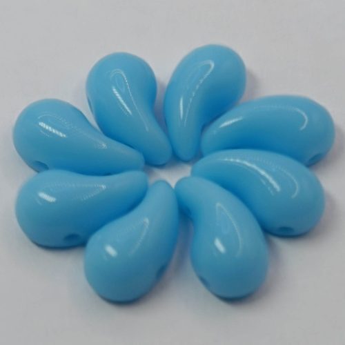 ZoliduoDuo - Jobb - 5 x 8 mm - Turquoise - 2 lyukú